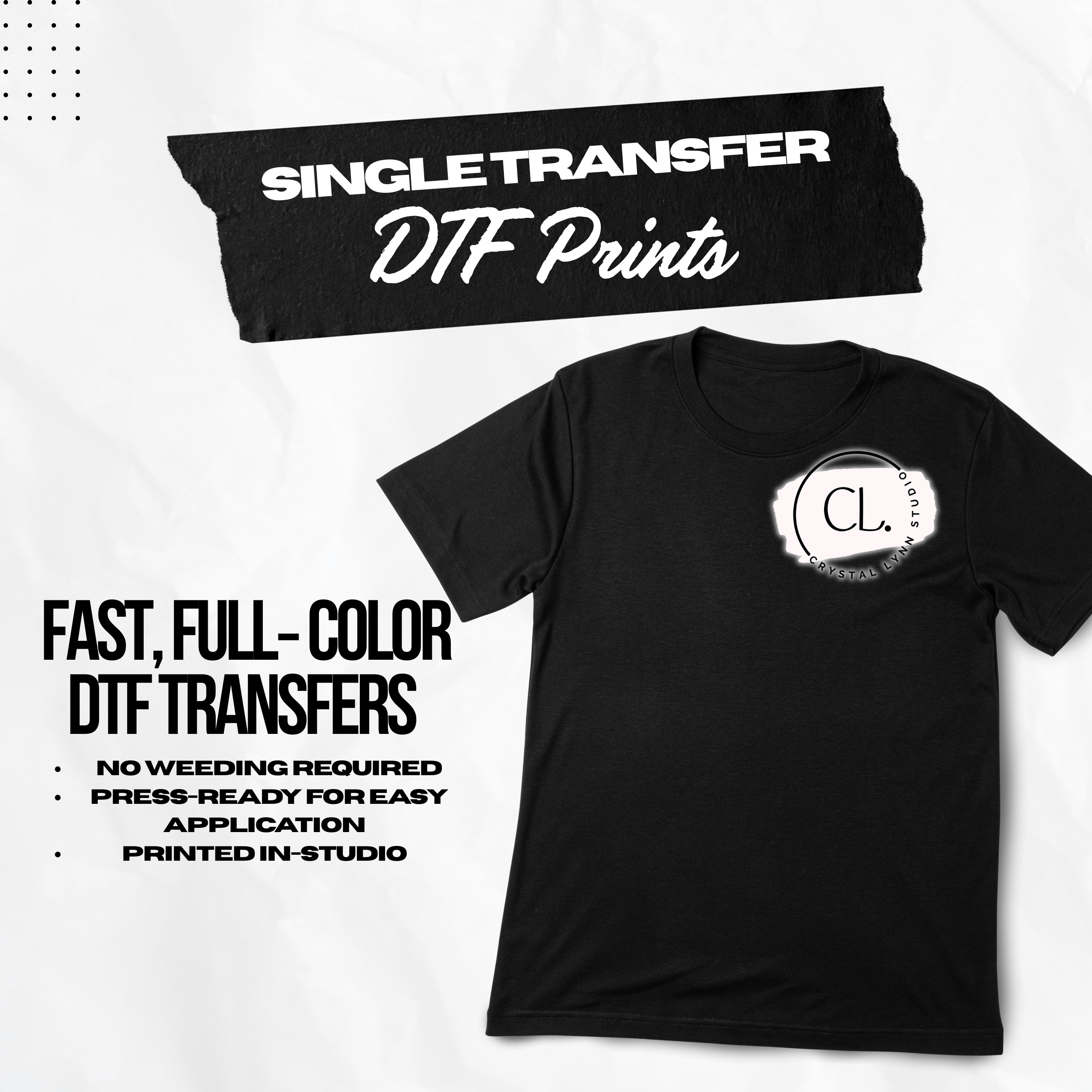 DTF Prints - Single Transfers