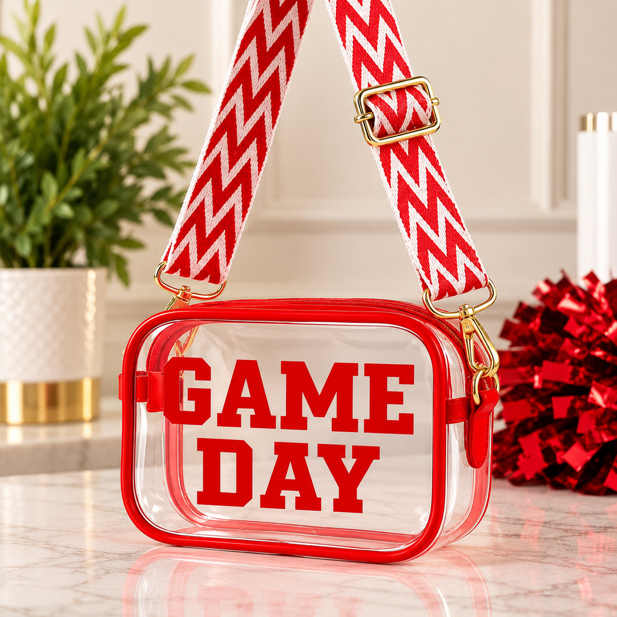 Game Day Clear Stadium Crossbody Bag