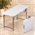 4-Foot Adjustable Height Folding Table Rental | Kids’ Party Table
