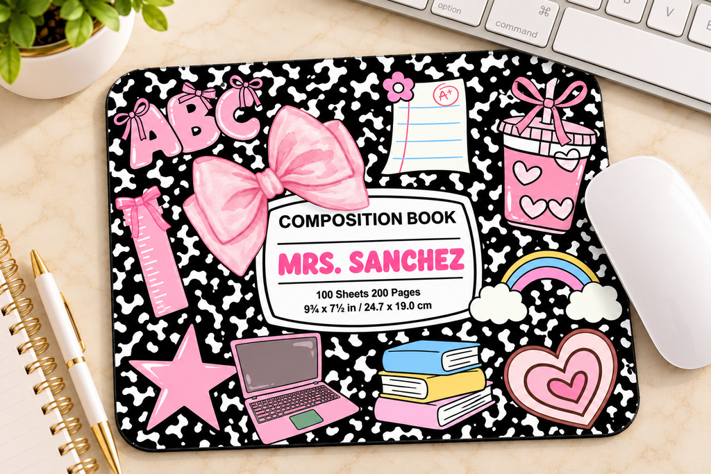 Personalized Teacher Mouse Pads